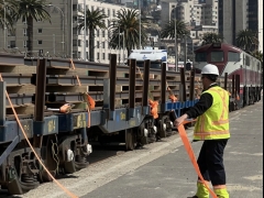 Noticia: EFE recibe más de 4 mil toneladas de rieles en el Puerto de Valparaiso para proyectos ferroviarios