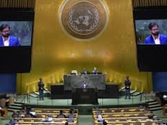 La primera jornada de Pdte Boric en Asamblea de la ONU, tuvo énfasis en el respaldo a Palestina