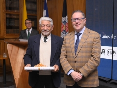 Noticia: Homenajean en la PUCV al fundador de la televisión chilena: ingeniero Carlos Meléndez 