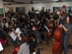 Noticia: La Orquesta Estudiantil Sergio Leiva prepara su Gran Concierto de Navidad con más de 100 músicos en el escenario