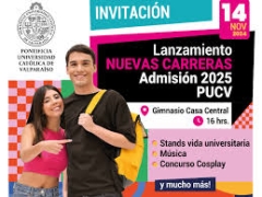 Noticia: Nuevas carreras de la Industria Creativa se suman al proceso de postulación para la Admisión 2025 PUCV