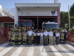 Noticia: Cuerpo de Bomberos de Quilpué recibe 100 nuevos uniformes forestales para enfrentar la época de mayor riesgo de incendios