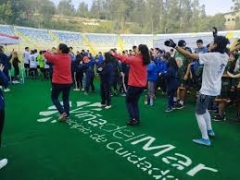 Noticia: Con gran participación se realiza la Clínica de Fútbol Unificado en Viña del Mar